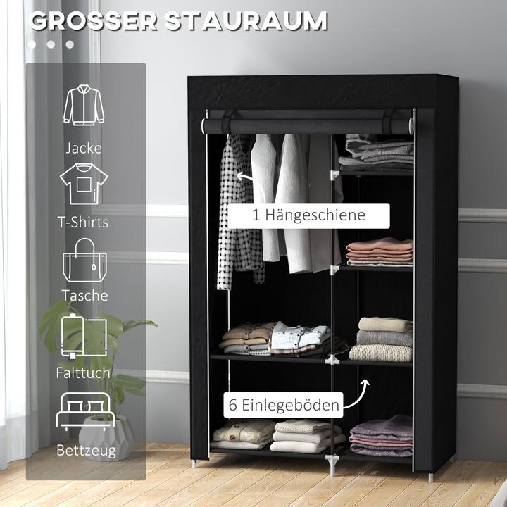 Actual product image Homcom Stoffschrank (103 x 43 x 162.5 cm)