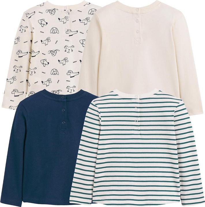 Produktbild La Redoute Collections 4er-Pack Langarm-Shirts (86)