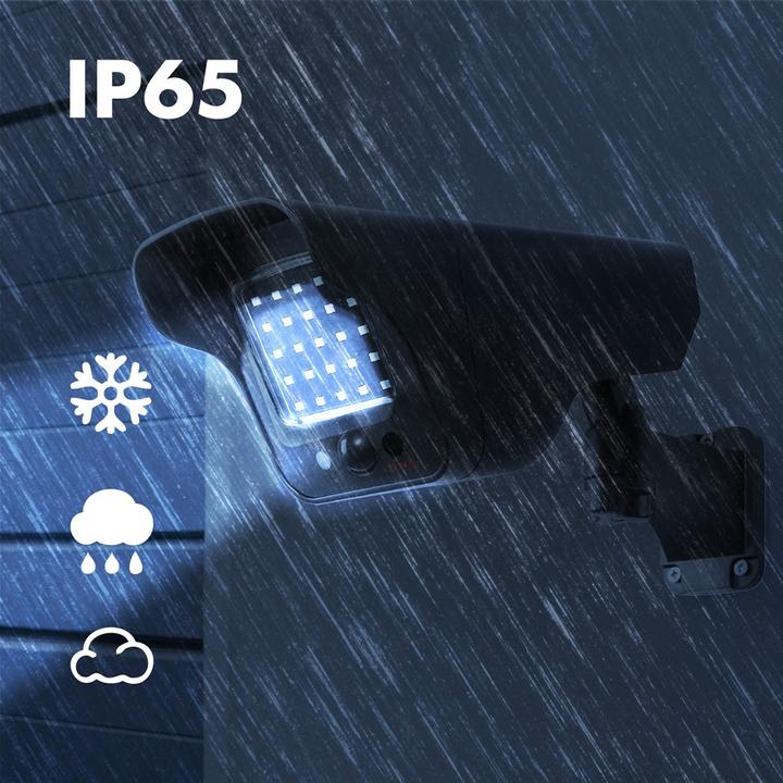 Immagine prodotto Maclean SOL1803S Telecamera CCTV solare fittizia - LED lampeggiante Sensore di movimento LED Sorveglianza