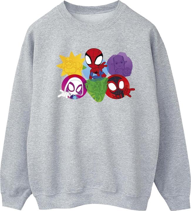 Image du produit - Sweat SPIDEY AND HIS AMAZING FRIENDS FACES - Femme (4XL)