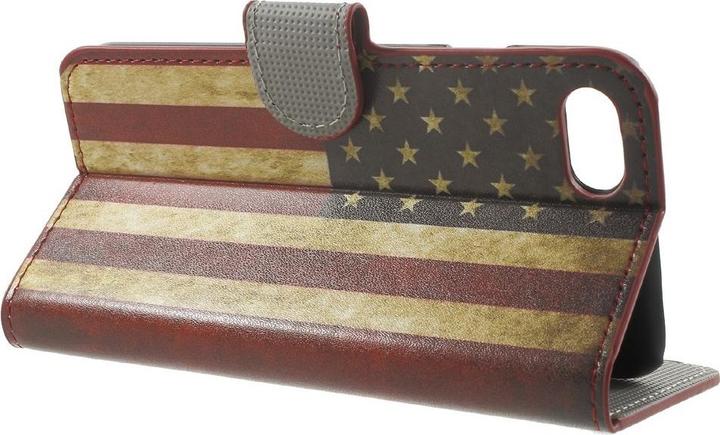 Produktbild Cover-Discount Leder Etui Kartenfächer USA (Apple iPhone SE, Apple iPhone 7, Apple iPhone 8)