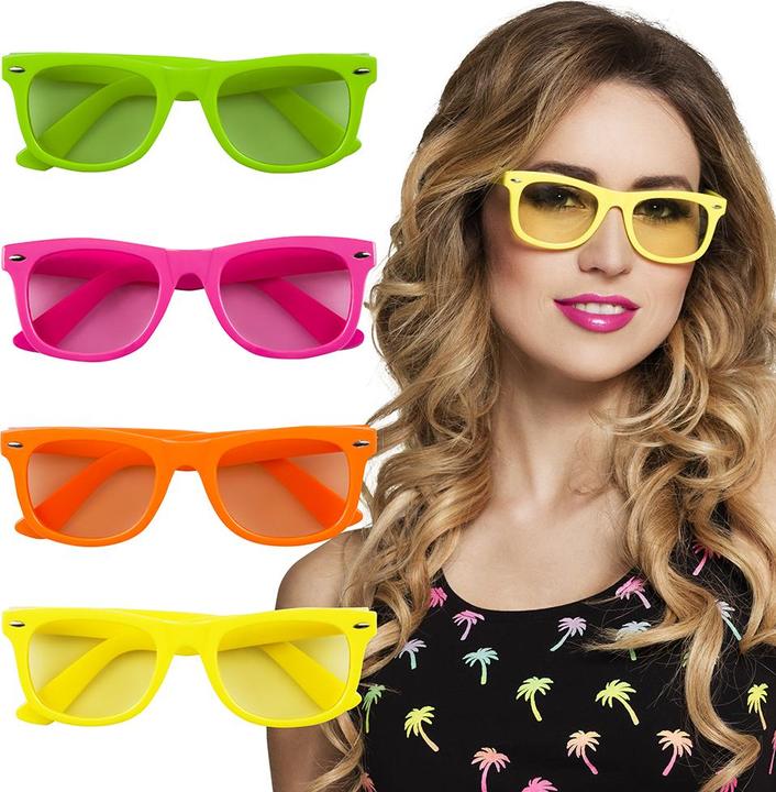 Actual product image Boland Party Glasses Dance, Neon