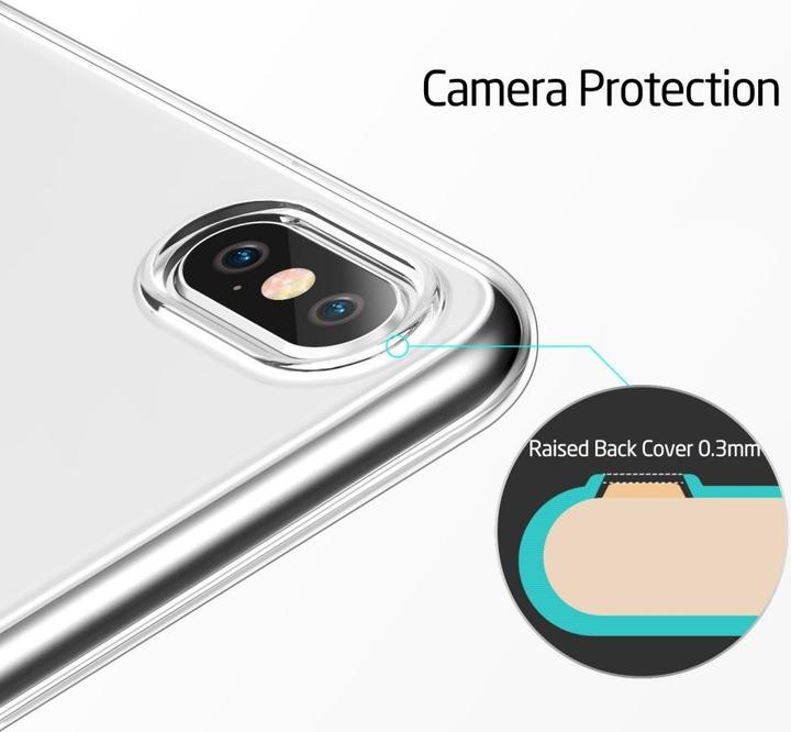 Actual product image Screenguard Apple iPhone X Flexible TPU Clear Case (Apple iPhone X)