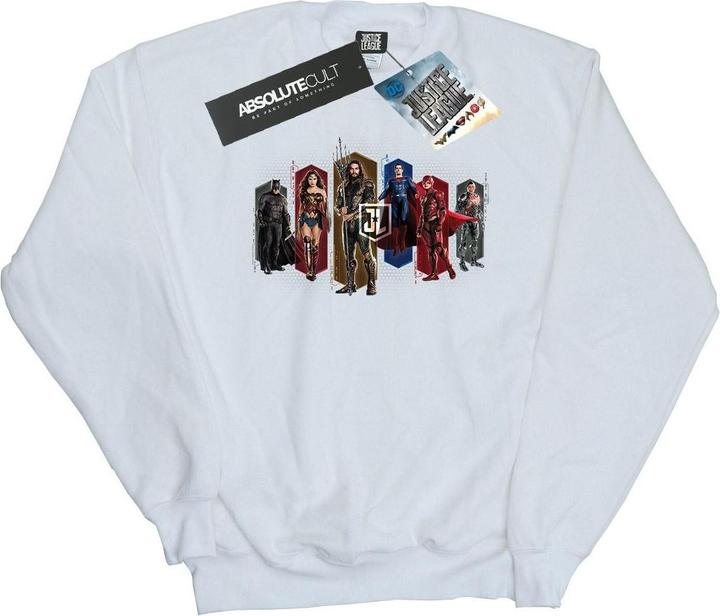 Immagine prodotto Justice League Movie Team Hexagons Felpa Uomo (L)