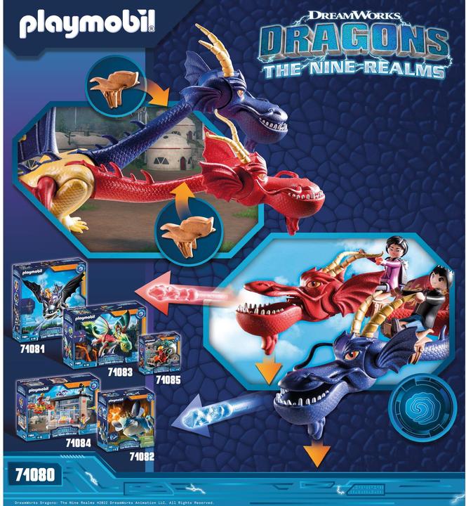 Image du produit Playmobil Dragons : The Nine Realms - Wu & Wei avec Jun (71080, Dragons Playmobil)