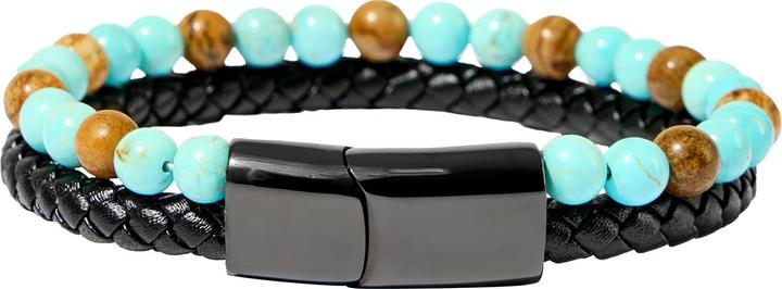 Joe Browns Double Layered Braided Leather Bracelet