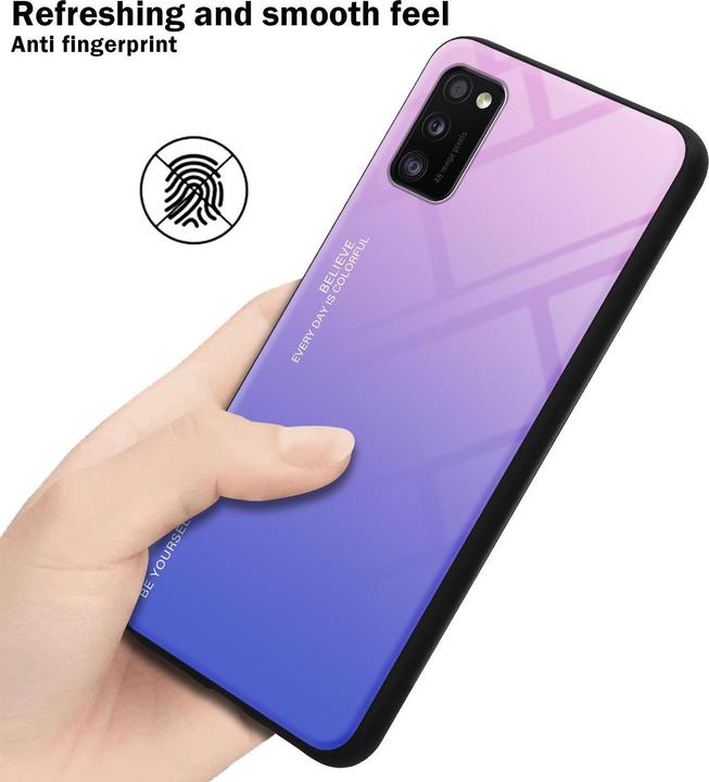 Produktbild Cadorabo TPU 2 Farben Glas Cover (Samsung Galaxy A41)