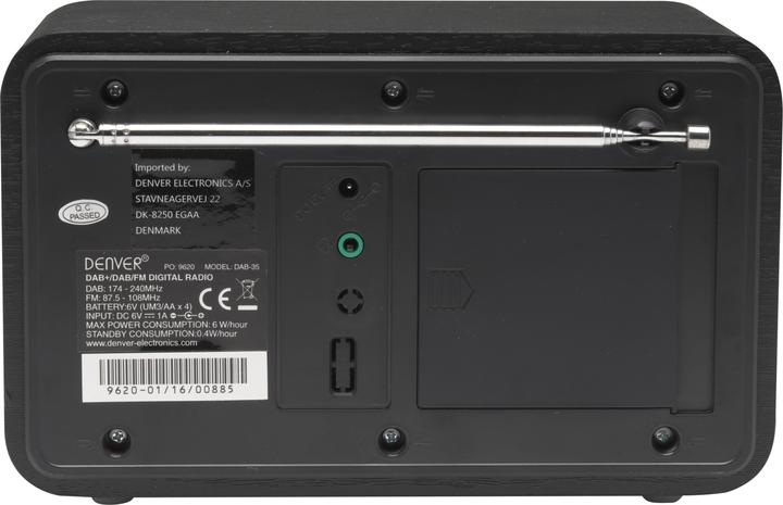 Actual product image Denver Dab-35 (DAB+, FM)