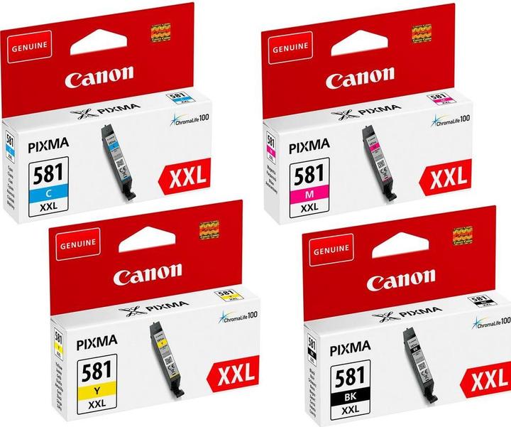 Actual product image Canon CLI-581 XXL Multipack (M, FC, C, Y)