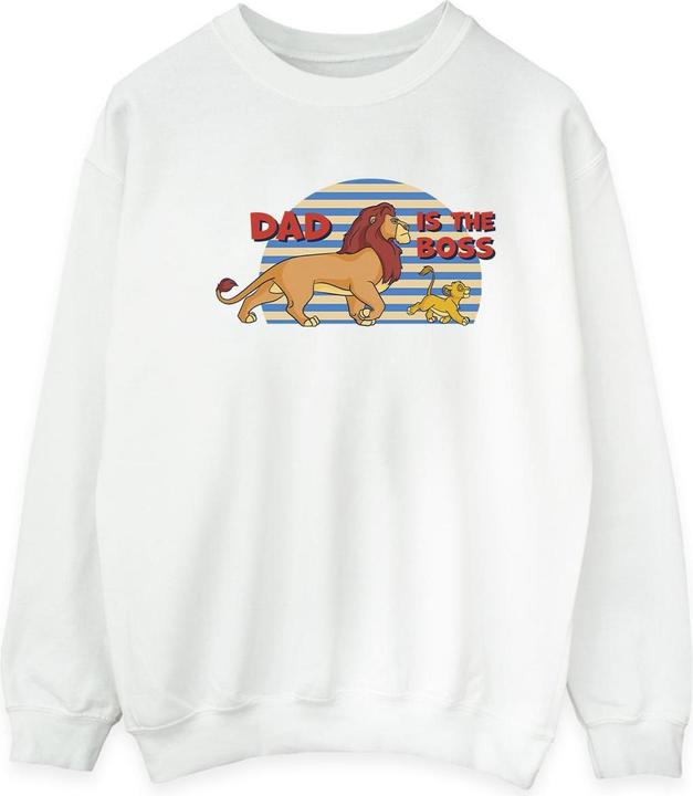 Actual product image Disney Mens The Lion King Dad Boss Sweatshirt (XL)
