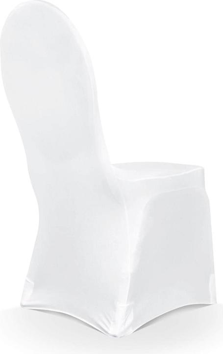Actual product image Partydeco Fabric chair cover elastic, onsize, 200g, 1 piece, White