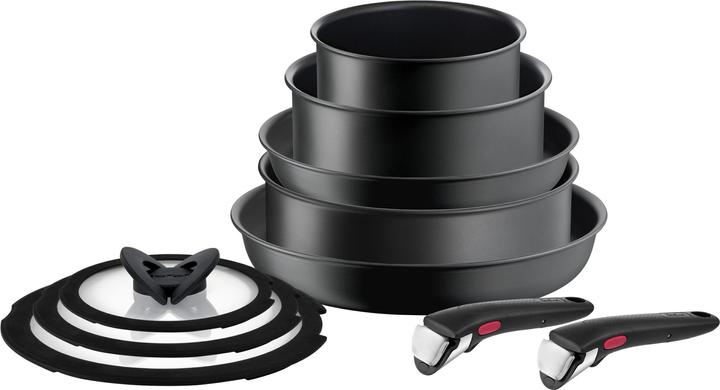Tefal Ingenio Ultimate (28 cm, Ensemble de casseroles et de poêles de cuisson, Aluminium)