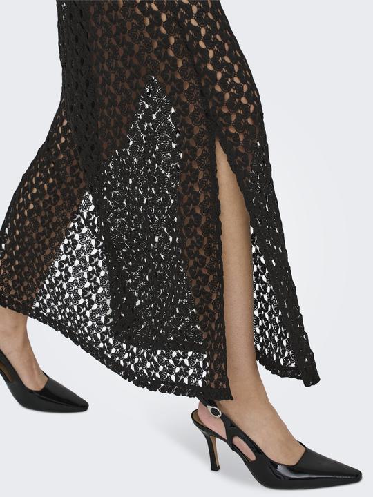 Actual product image Only Regular fit V-neckline Boxy sleeves Long dress Lace dress (XS)