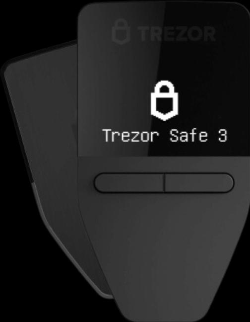 Produktbild Trezor Safe 3 - Cosmic Black (Litecoin, Bitcoin, Cardano, Dogecoin, Ethereum Classic, Bitcoin Cash, Stellar)