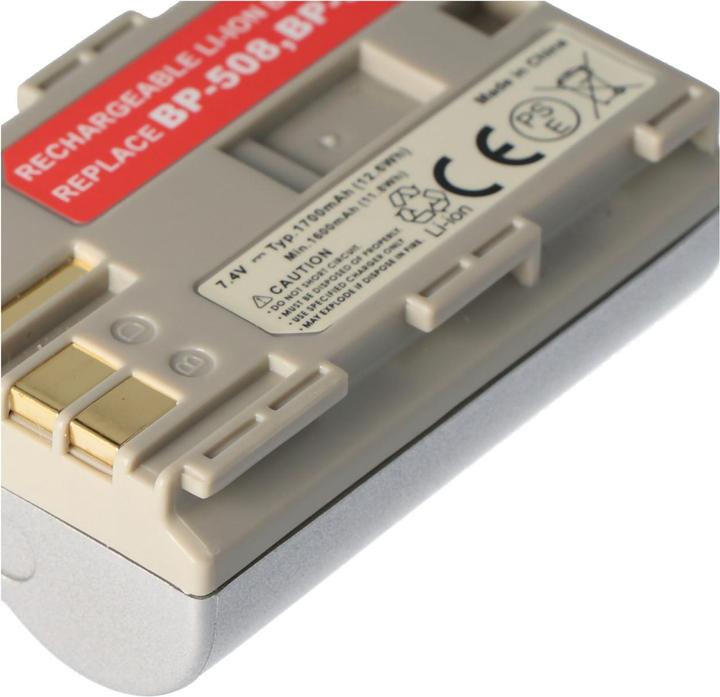 Immagine prodotto AccuCell Batteria Canon BP-511 Batteria BP-508, BP-512 (Accumulatore di carica elettrica)
