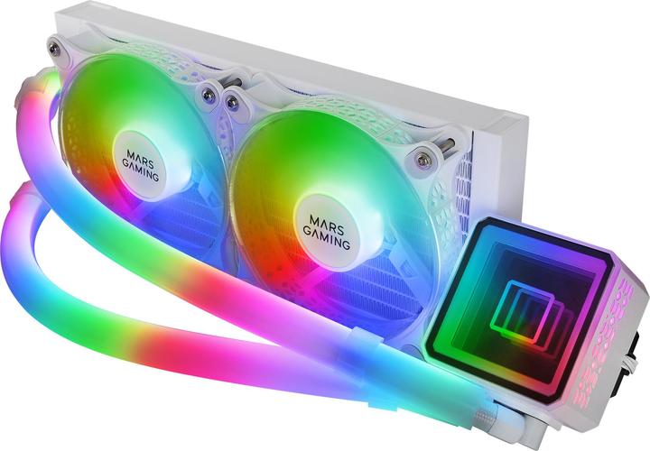 Image du produit Mars Gaming Kit Watercooling Aio Ml-Ultra RGB - 240mm (Blanc)