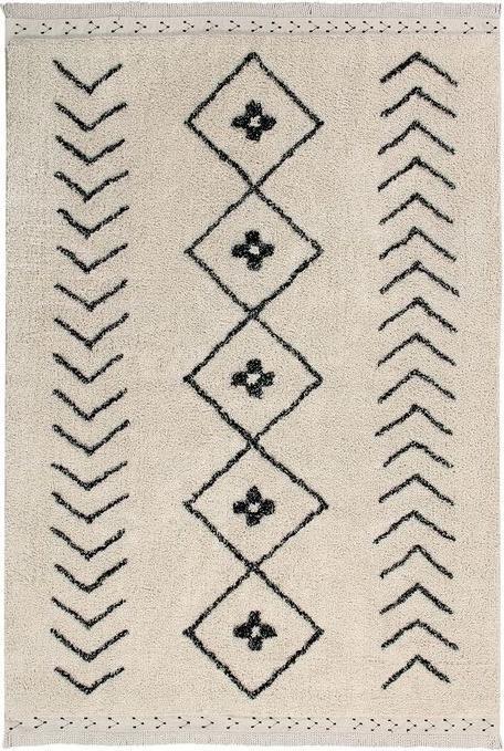 Actual product image Lorena Canals Carpet, Bereber Rhombus 140 x 210 cm (140 x 210 cm)