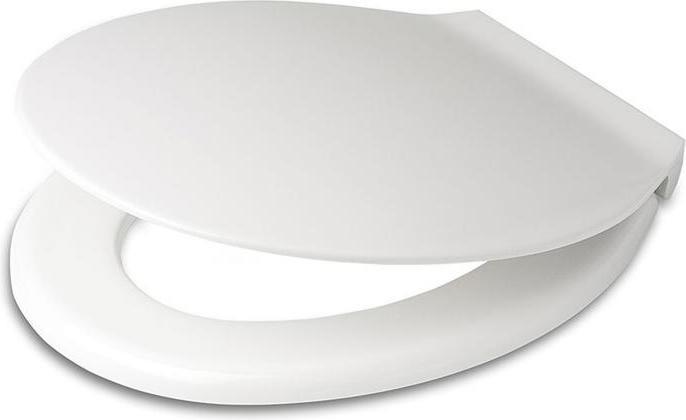 Pagette WC-Sitz Exklusiv m Deckel mit Edelstahl-Befestigung weiss