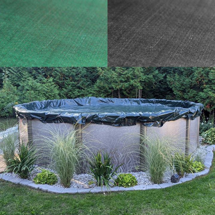 Produktbild Wiltec Poolabdeckung rund Ø420cm UV-beständig Abdeckplane Solar Poolplane Winter