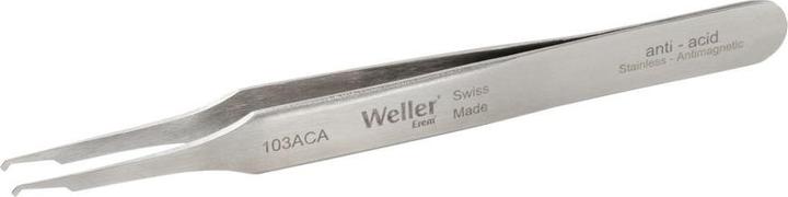 Immagine prodotto Weller Erem Pinzette SMD con punte angolate a 45°, pinzette di precisione, acciaio inox, 115 mm