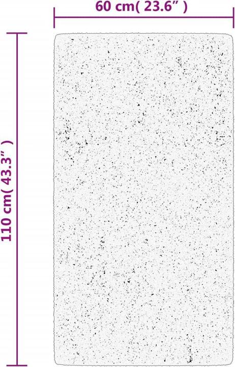 Produktbild VidaXL Teppich Shaggy Hochflor Modern (110 x 60 cm)
