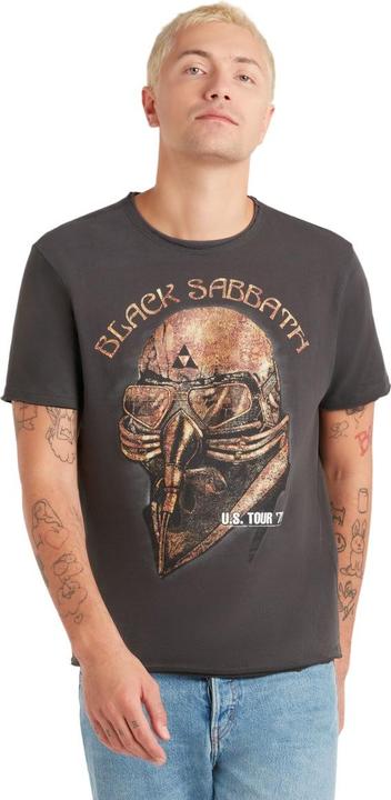 Actual product image Amplified Unisex Adult US Tour 78 Black Sabbath T-Shirt (L)