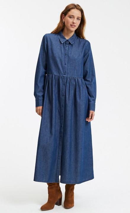 Image du produit La Redoute Collections Longue robe en jean à manches longues (38)