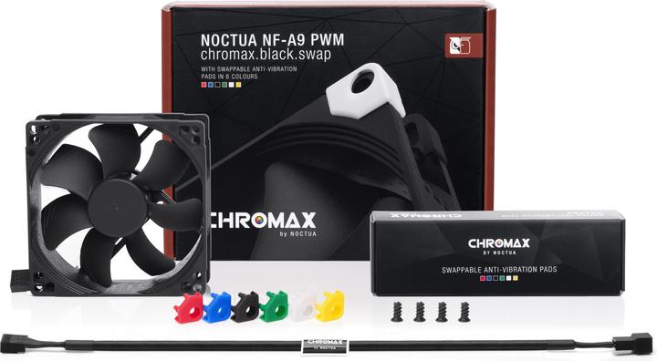 Actual product image Noctua PC fan NF-A9 PWM chromax (92 mm, 1 x)
