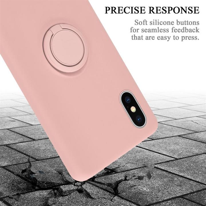 Actual product image Cadorabo TPU Liquid Ring Silicone Case Cover (Apple iPhone XS Max)