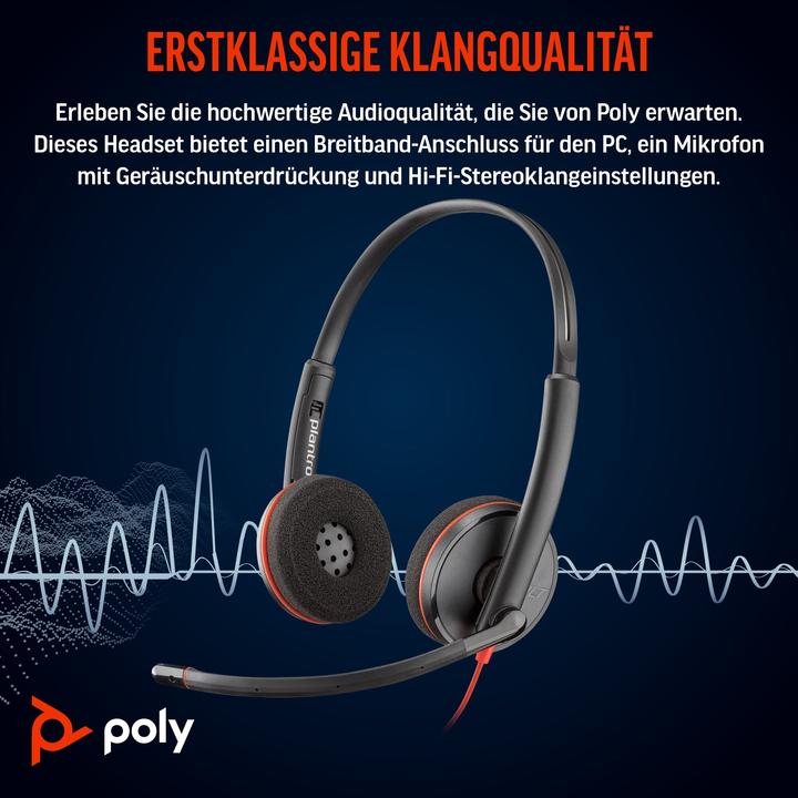 Actual product image Poly Blackwire 3220 (Cable, USB-C)