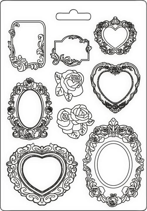 Produktbild Stamperia Giessform "Precious - Bilderrahmen Rosen"