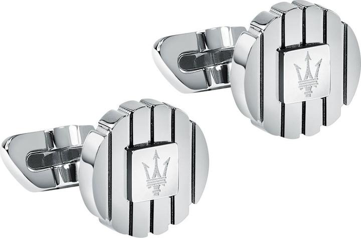 Produktbild Maserati Engraved Trident Manschettenknöpfe (Edelstahl)
