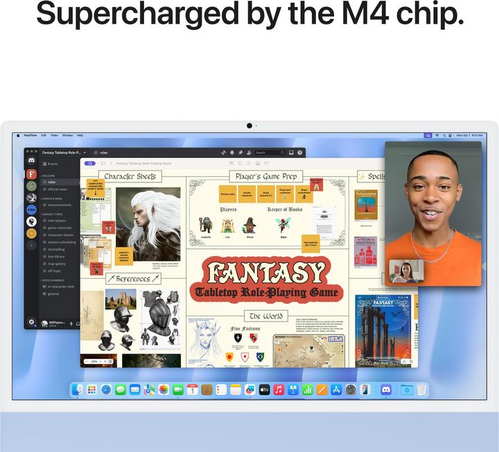 Actual product image Apple iMac 2024 (M4, 16 GB, 256 GB, Apple M4 10-Core)