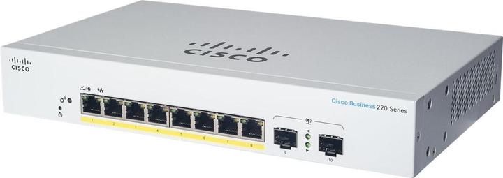 Cisco CBS220-8P (8/2 ports Gigabit, 65W PoE+) (10 Ports)