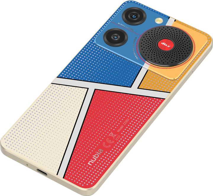Produktbild Nubia Mobile Phone Music / 4GB / 128GB / (128 GB, Pop Art, 6.60", Dual SIM, 50 Mpx, 4G)