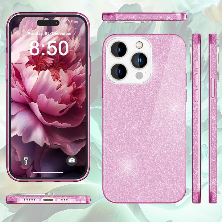 Actual product image Nalia Glitter cover (Apple iPhone 15 Pro Max)