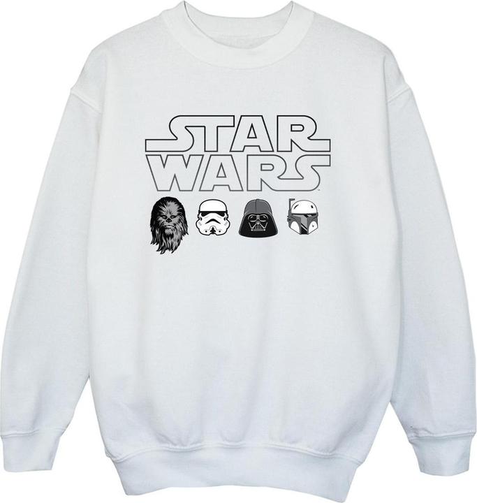 Image du produit Star Wars - Sweat CHARACTER HEADS - Garçon (152, 158)