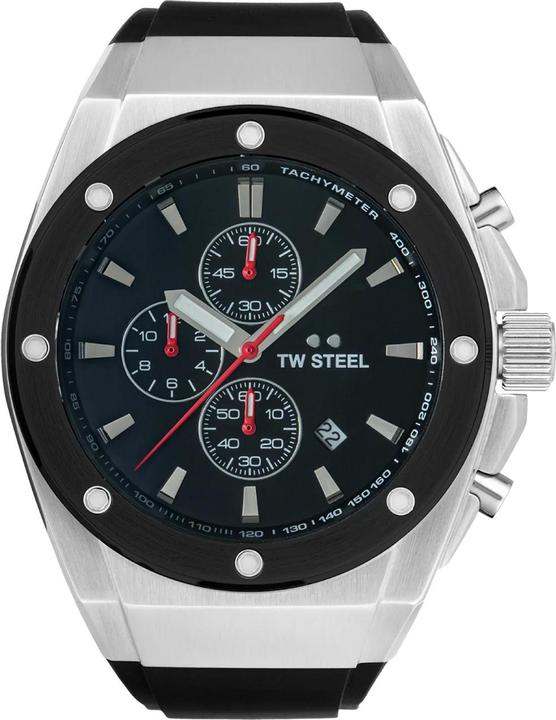 Produktbild TW-Steel CE4104 CEO Tech Chronograph Herrenuhr 44mm 10ATM (Chronograph, 44 mm)