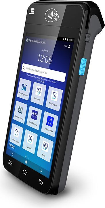 Immagine prodotto Nexi SmartPOS Mini lettore di card readers Interno/esterno Batteria Nero