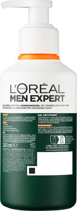 Actual product image L'Oréal Paris Men Expert Derma Control (Gel, 260 ml)