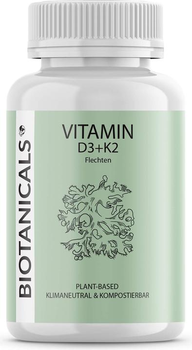 Actual product image Biotanicals Vitamin D3 + K2 150 capsules (150 Piece, Capsules, 86 g)