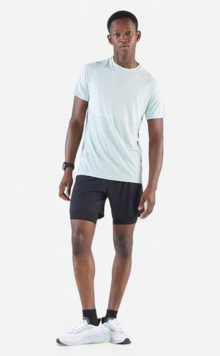 Produktbild Kiprun Laufshirt kurzarm Herren nahtlos - Run 500 Comfort grün (XXL)