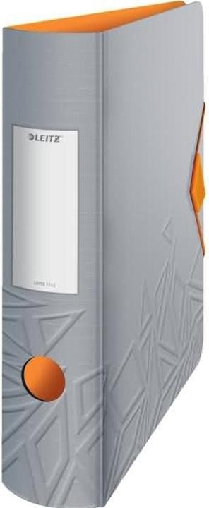 Leitz Ordner Active Urban Chic, 180 Grad, 82 mm, stone DIN A4, abgerundeter Rücken, aus Polyfoam, Du (A4, 82 mm, 1 Stück)