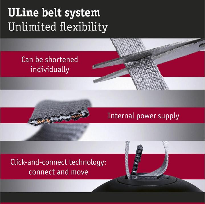 Actual product image Paulmann Gurt-System ULine Gurt-Abhängung