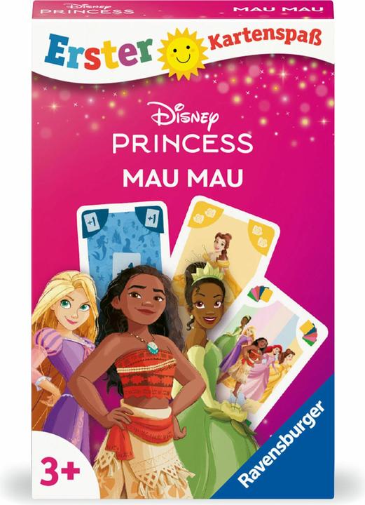 Image du produit Ravensburger 24709 - Disney Princess Mau Mau - Le jeu de cartes classique pour 2-4 enfants à partir de 3 ans (Allemand)