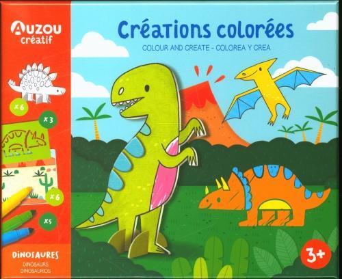 Image du produit Créations colorées / Dinosaures (Français, Passchier Anne, 2021)