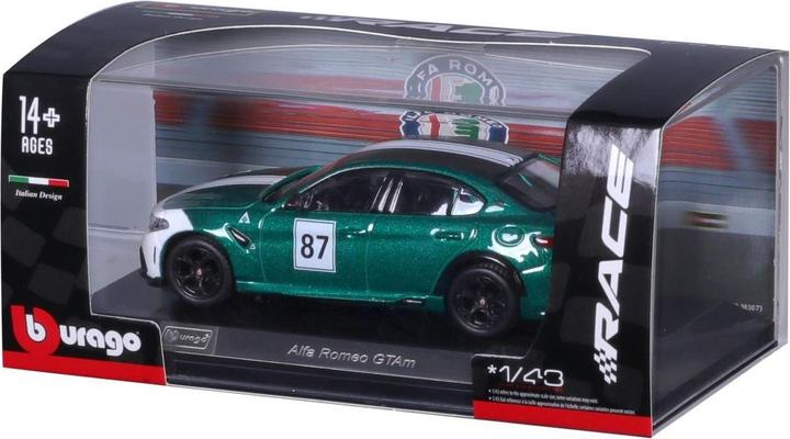 Produktbild Burago 925726.006 - Bburago ALFA ROMEO GTA RACE LIVERY - 1:43 Race