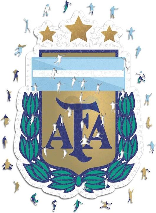 Image du produit Iconic Logo de l'équipe nationale d'Argentine - puzzle en bois taille M (270 pièces) (270 pièces)