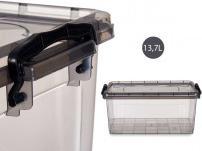 Kipit Aufbewahrungsbox aus Kunststoff anthrazit 13,7l (13.70 l)