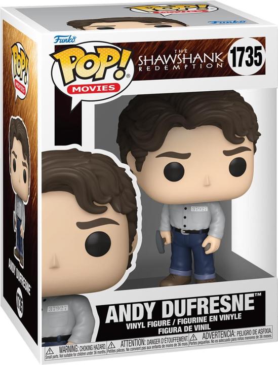 Actual product image Funko The Shawshank Redemption POP! movies vinyl figure Andy Dufresne 9 cm